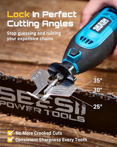 SEESII 35000RPM Electric Chainsaw Sharpener