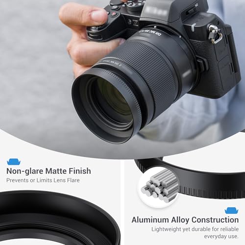 Capuchón para lente JJC HN-43 para objetivo Nikkor Z DX MC 35 mm f/1.7 | Protector metálico reversible, reemplaza al HN-43 miniatura 3