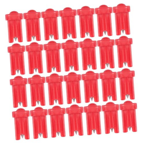 TOVINANNA 100Pcs Eyelash Bottle Replacement Needles Blocking Tips for Lash Extension Supplies Durable and Compact Bottle Nozzles for Salon Home Use