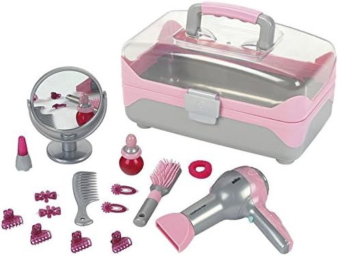 Theo Klein 5862 Braun Beauty Hairdryer, Hairdressing and Hairstyling Case, Toy, Multi-Colored