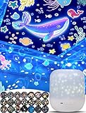 21 Sets of Films, Projector Night Light for Kids Bedroom, Baby Projector for Ceiling, Star Galaxy Night Lights with 360° Rotation Dimmable for Kids Baby Girls, Birthday, Christmas, Nursery, Room Decor