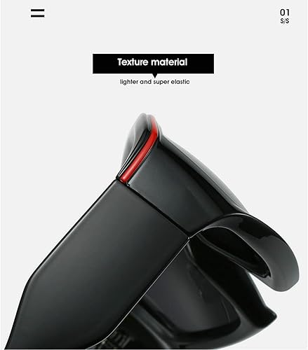 Miniatura 5 de COTIA Gafas de sol con visera de escudo de moda, gafas de sol de gran tamaño a prueba de viento, gafas de sol de una pieza con marco grande