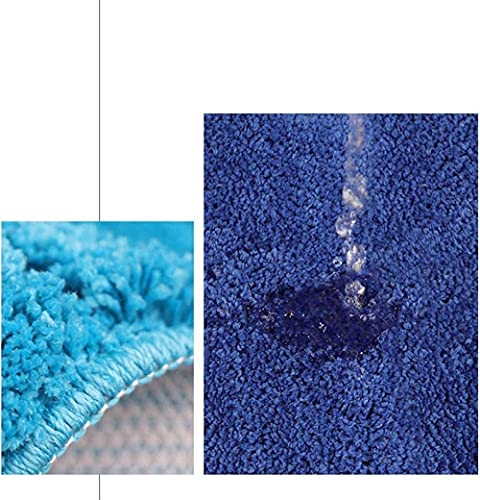 Tapis de bain en microfibre chenille gris 65x45cm lavable - 7