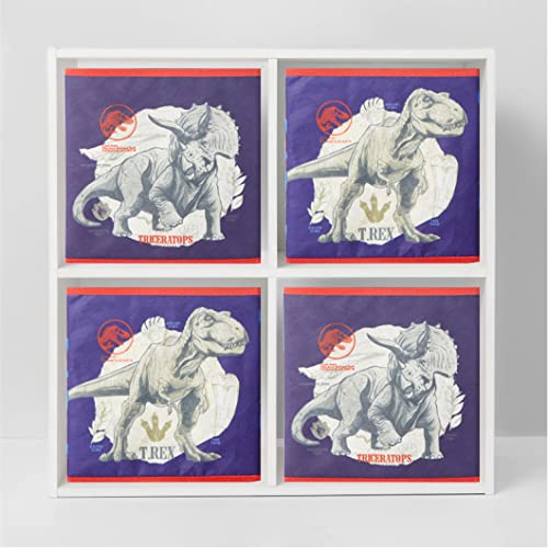 Image of Idea Nuova Jurassic World Set of Two Spacious Collpasible Storage Cubes, 10 inchx10 inch