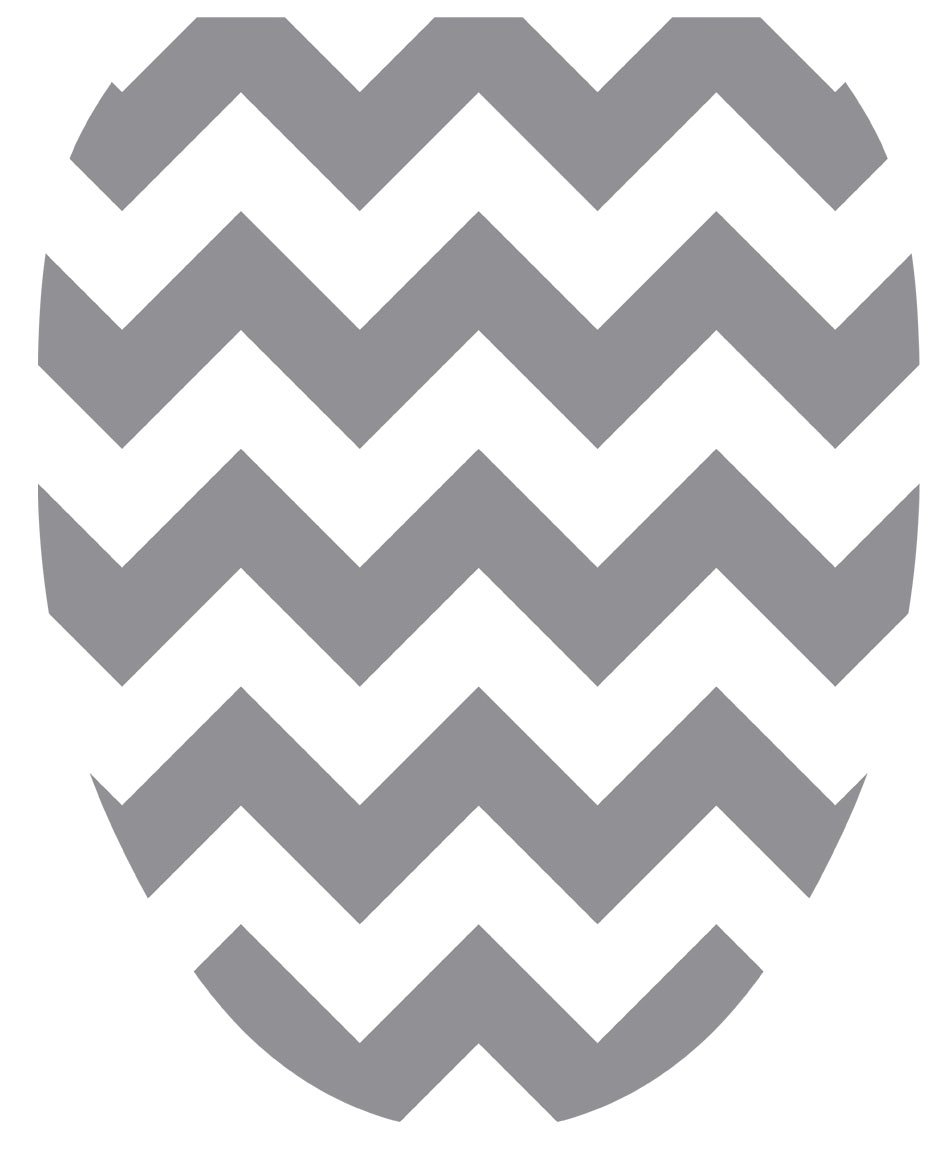 Toilet Tattoos Grey Chevron Toilet Seat Decal, Elongated