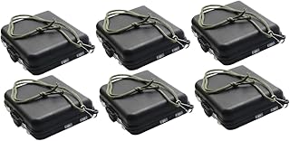 NOLITOY 6 Peças Acessórios De Pesca Recipiente De Anzol De Pesca Suportes De Anzol Conveniente Organizador De Equipamento De Pesca Isca Estojo De Equipamento De Pesca Armazenamento De