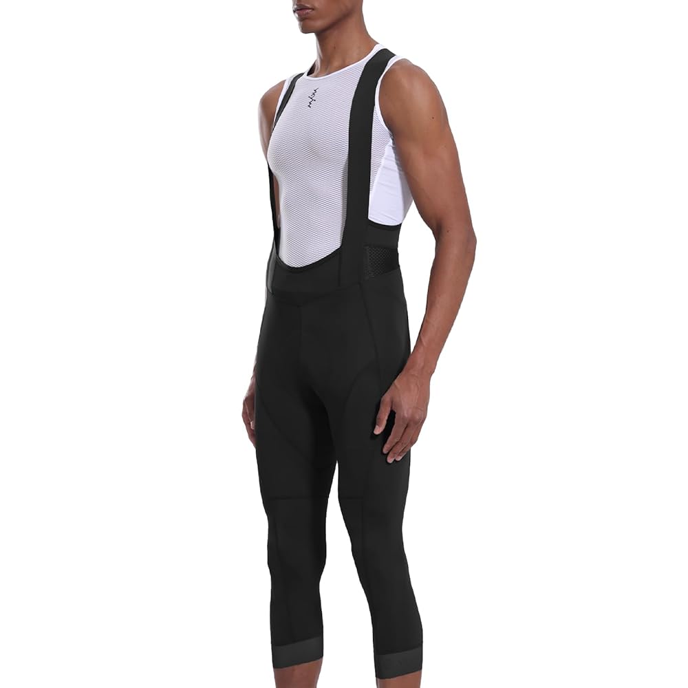Amazon.com: YKYWBIKE Cycling Bibs Men 3/4 Bike Bib Tights 4D