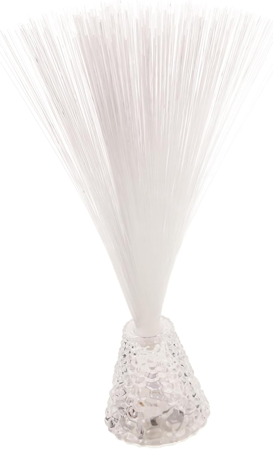 Led Fiber Optic Night Light Fiber Optic Lamp Crystal Base Sensory Lights for Room Decor Soft Mood Lighting for Bedroom