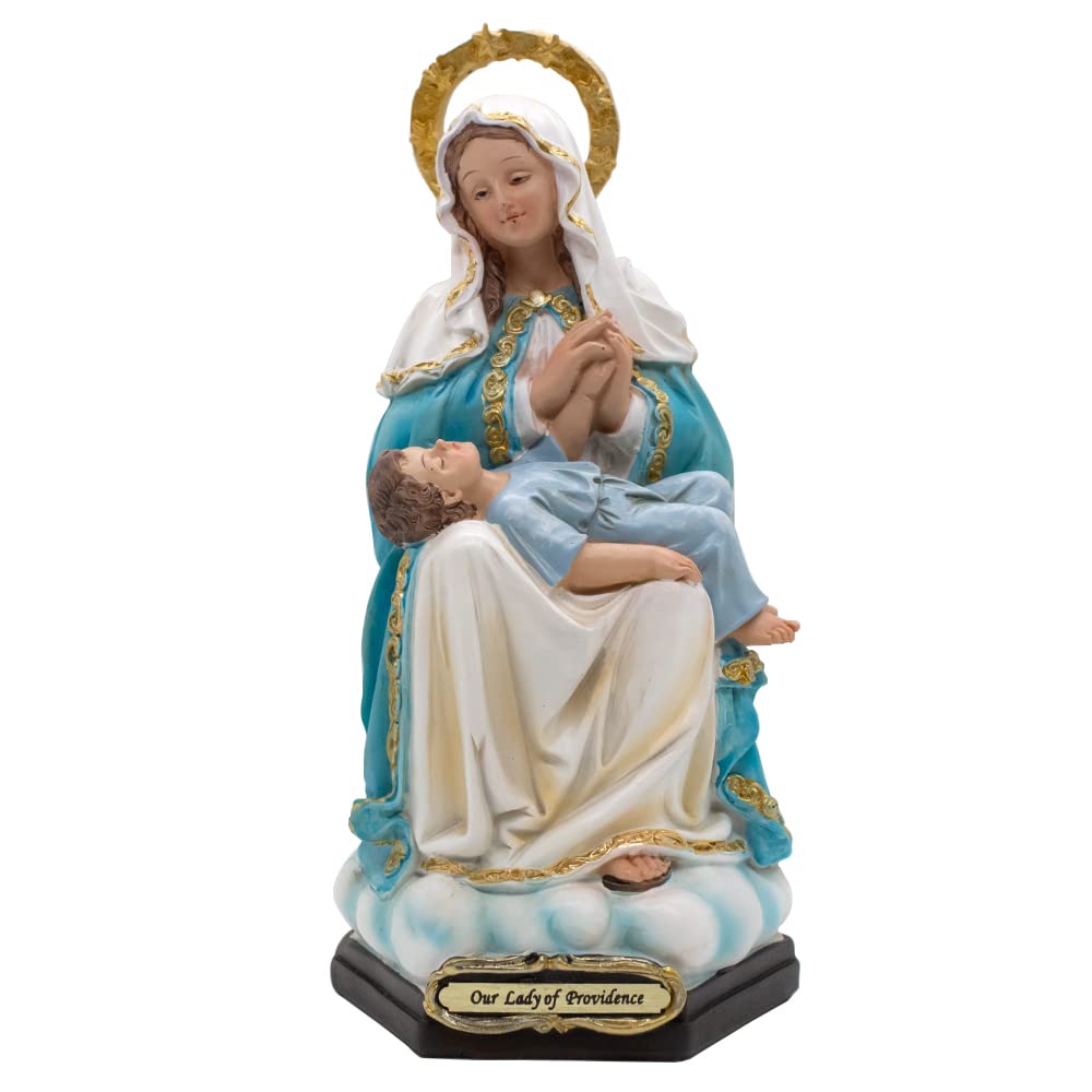 8" Our Lady of Divine Providence | Beautiful Christian Home Décor | Great Catholic Gift for First Holy Communion, Confirmation, Weddings, and Housewarming