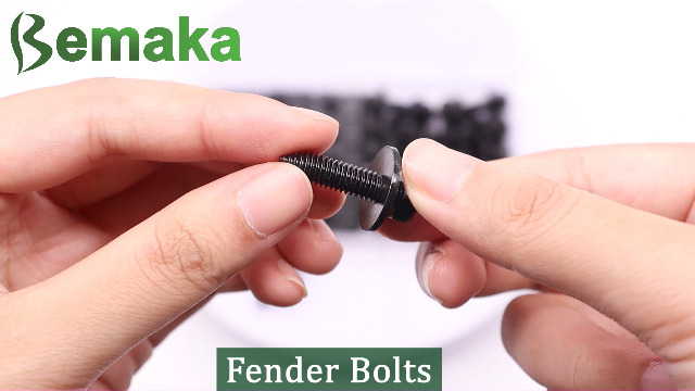 Image of 30Pcs Automotive Body Bolt & U-Nut Clips Kit, Multipurpose Fender Bolts Body Fastener Clips for Most Cars Bumper Engine Splash Shield