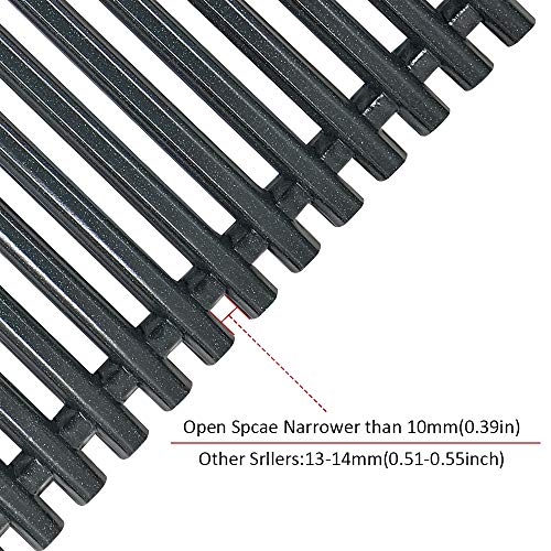 Antree 7525 Porcelain Enameled Grates (17.4 X 11.8 X 0.25) For Weber Spirit 300 Series, Spirit 700, Genesis Silver Gold B/C Replacement Weber 7525 Grates #TOP2