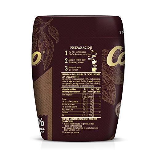 ColaCao Noir 0% Azúcares Añadidos, 300g - Imagen 3