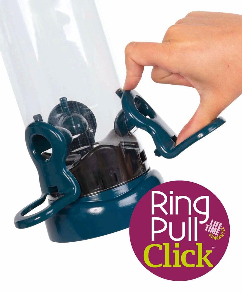 Naturschutzprodukt Futtersäule Flo Festival Maxi - Blau/Petrol Vogelprodukt H 77 cm Inhalt 3,4 l