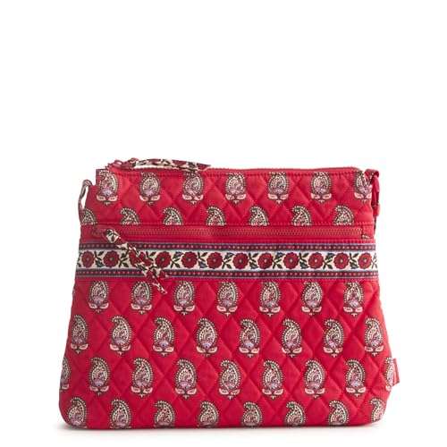 Image of Vera Bradley Women's Premium Cotton Original Zip Hipster Crossbody Bag