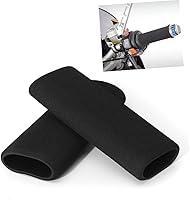Vista 4 de BESPORTBLE Agarres para manillar de motocicleta, espuma para aliviar la fatiga, reemplazable, agarre cómodo, a prueba de golpes, para vehículos todo