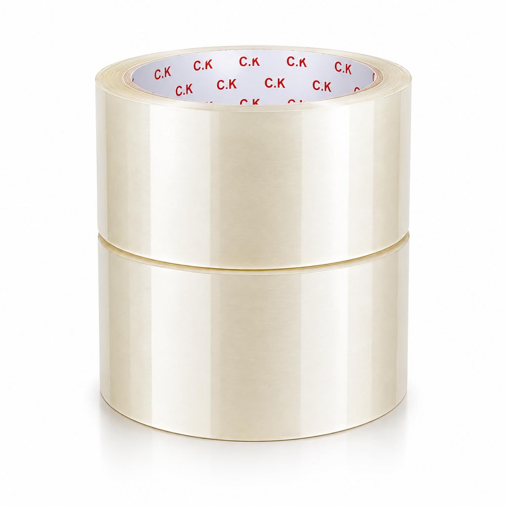 BOPP Clear Packaging Tape 72MM x 50 Meter | Heavy Duty Adhesive Packing Tape | Strong Carton Sealing Tape | Pack of 2 | For Packaging, Shipping, DIY, Home & Office Use-image-17