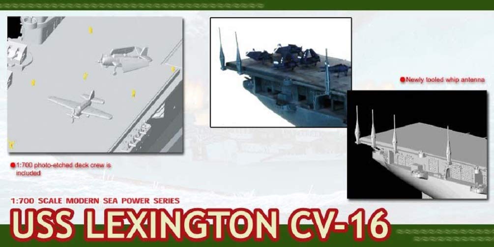 絶版新品希少　ホビーマスター 1/32 米海軍 SBD-2 空母レキシントン アメリカ海軍空母 レキシントン (CV-2) (プラモデル) - ホビーサーチ