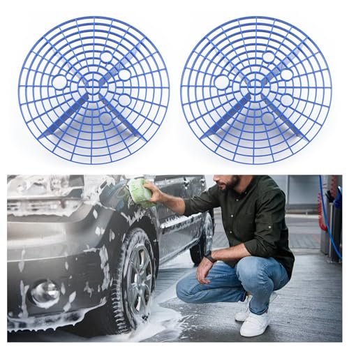 2 trampas de suciedad para el lavado de coches, duraderas de 5 galones para quitar la suciedad y la arena de los paños, accesorios esenciales de limpieza de...