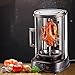 Wewnętrzny Grill Elektryczny 1380w Mini Domowy Grill Rotisserie 21l Pionowy Grill Rotisserie Z Obrotowym Przełącznikiem Drzwi Ze Szkła Hartowanego Łatwy