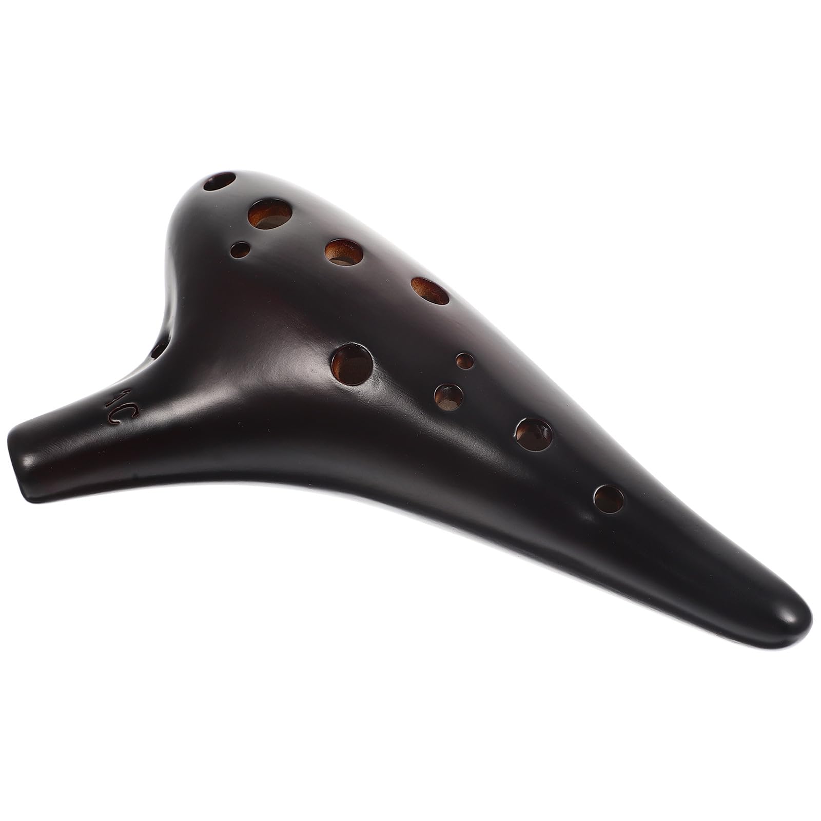 Totority Ocarina Contralto a 12 Fori in Legno per Principianti, Strumento Musicale Tradizionale Leggero Custodia Protettiva, Ocarina per Facile da Suonare e Portatile per Uso Didattico