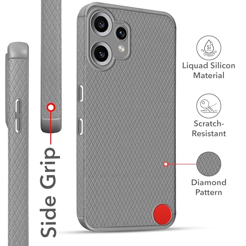 Image of Jkobi Back Cover Case for Nothing CMF Phone 2 Pro (Liquid Silicone | Side Grip | Camera Protection)