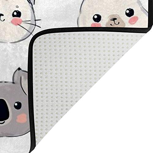 Tapis microfibre de corail CHENHONG tapis poils longs douceur