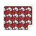 Red Decoration White Pattern mas Cleaning Cloth Screen Cleaner 2pcs Suede Fabric