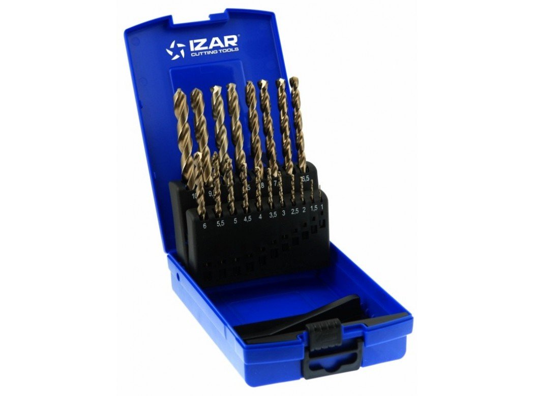 Broca hss-cobalto estuche 19 piezas 1466.-25274
