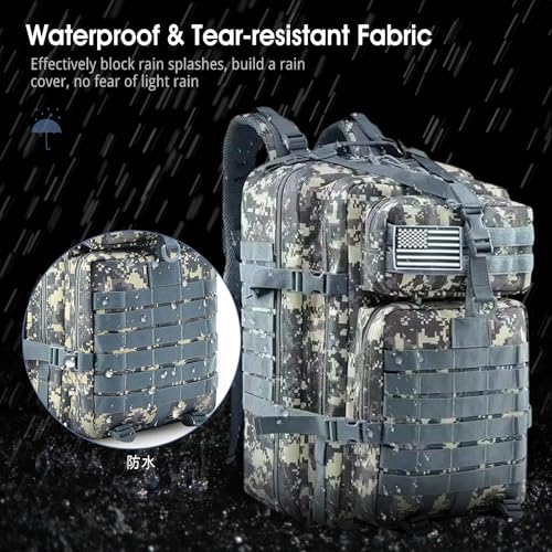 Mochila Táctica Militar 45L Waterproof para Trekking miniatura 5