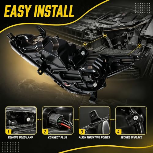 OsyphereX Right Headlight Assembly Compatible with Altima SV/S/SR 2023-2025 by OsyphereX - Used condition - Image 5