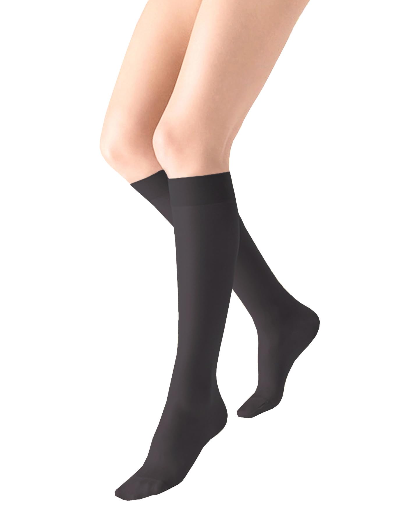 Lady Sofia 4 Pairs Opaque Knee High Tights Pop Socks 70 Denier