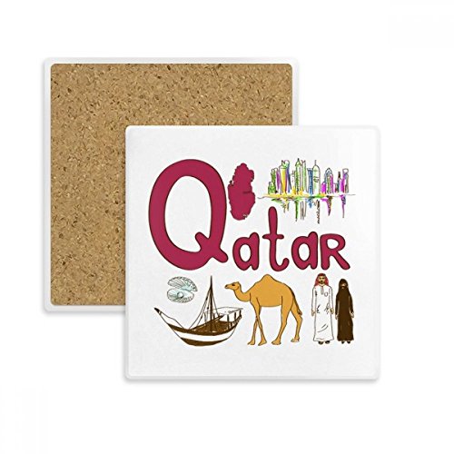 Coaster Qatar absorbant contre les taches d'eau sur la table