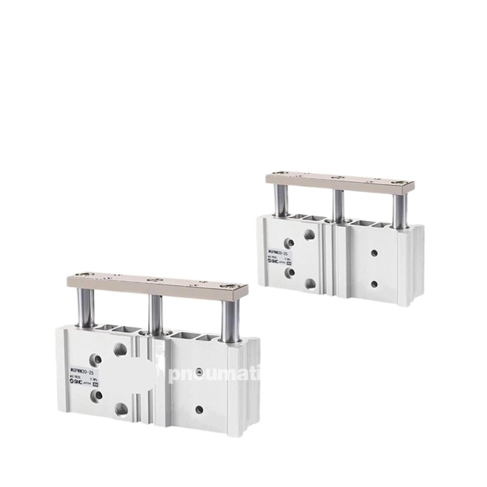 Vérin compact MGPW MGPWM20 MGPWL25 actionneur pneumatique guidé