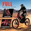 Patrocinado Patrocinado Estás viendo este anuncio según la relevancia del producto con tu búsqueda. Deja comentarios sobre el anuncio Bicicleta eléctrica de cross Velox 3000W para adultos, 17", moto eléctrica 37MPH para jóvenes, batería 48V 20AH, frenos hidráulicos y suspensión total para off-road 8