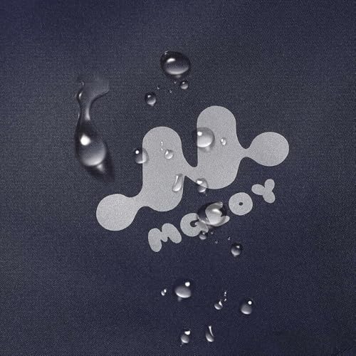 Image of MGEOY Girls Rain Jacket Lightweight Waterproof Hooded Cotton Lined Raincoat Windbreaker for Kids Size 4-12 Years