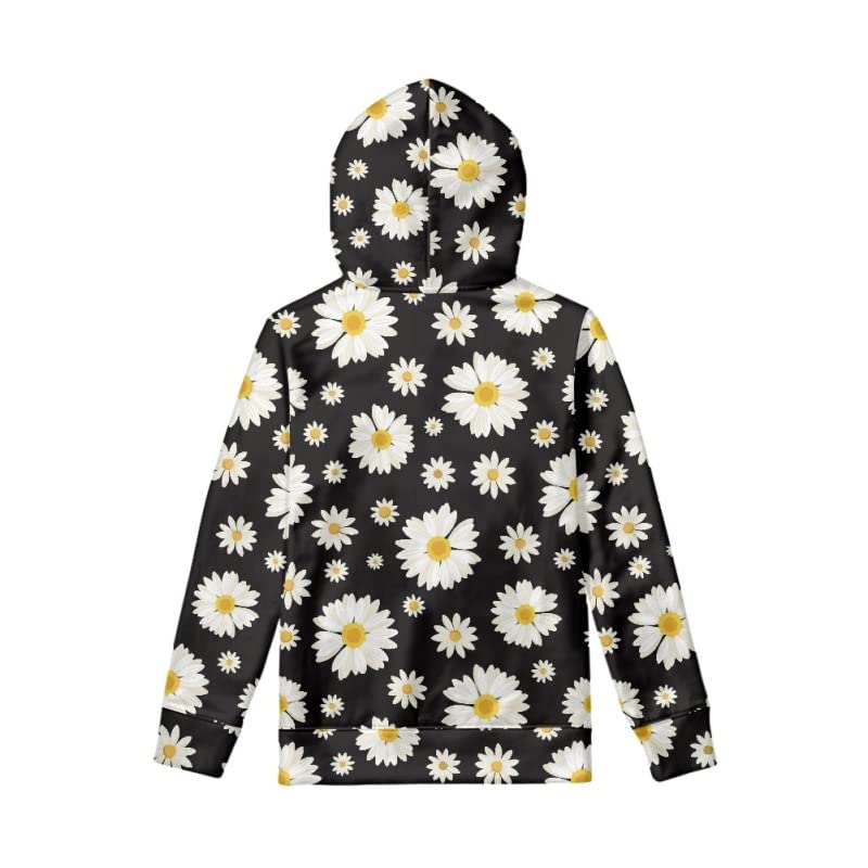 AmzPrint Kids Graphic Marble Hoodie Gold Navy Blue And White Boys Girls Hoodies Sweatshirts Funny Print Teen Pullover Shirts4