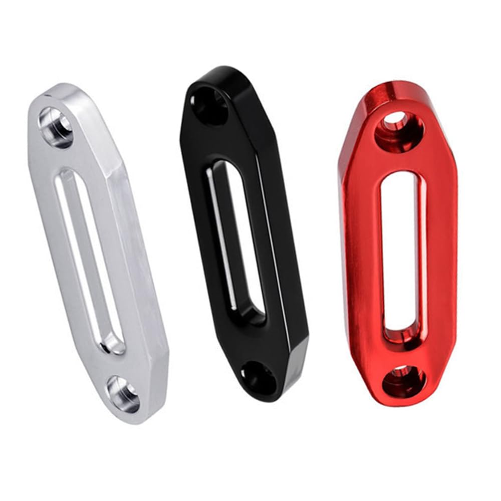 Guide-Câble Hawse En Aluminium Rouge 124 Mm - Pour Treuils 2500-4000 Lbs - Compatible ATV, Corde Treuil - Accessoire Robuste Tout-Terrain