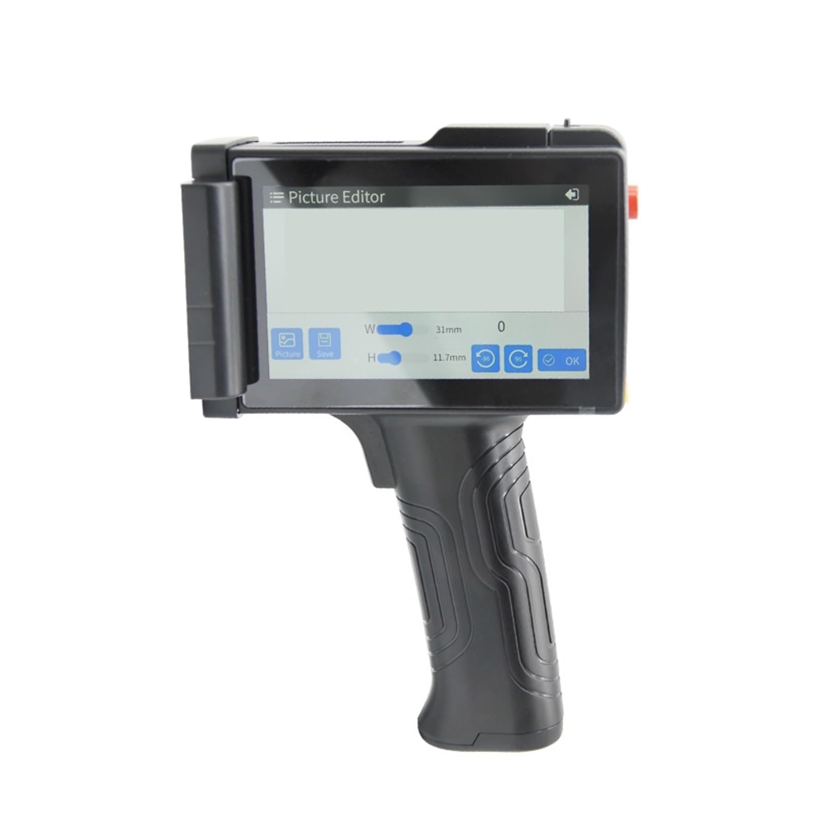 Trdewr One Color Automatic Hand Held Printer High Definition Handheld Inkjet Easy To Operate Logo Print Machine 12.7Mm The Weld Is Strong