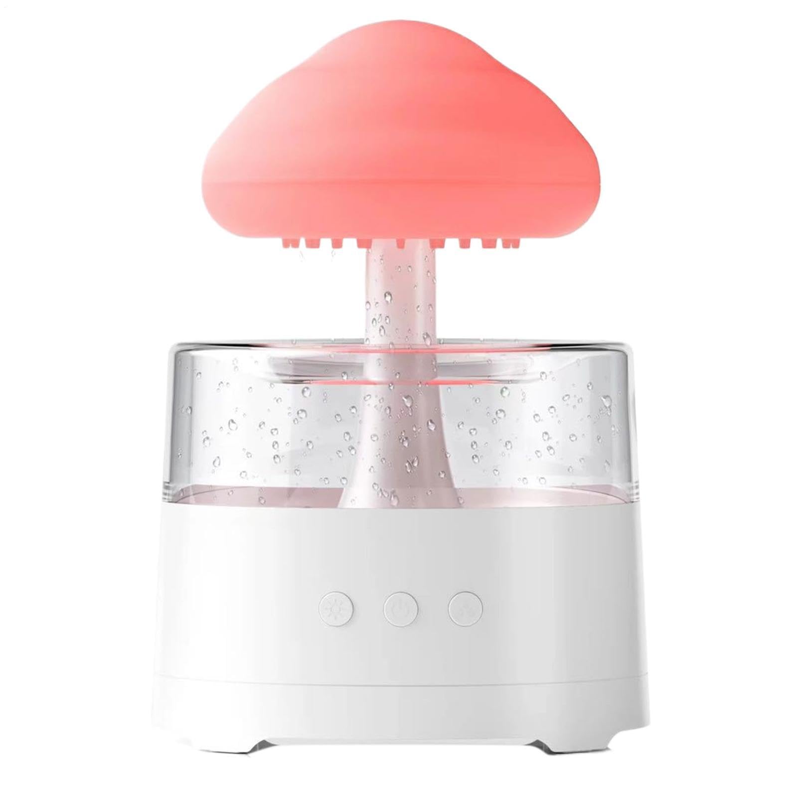 Umidificatore a forma di , umidificatore compatto ispirato ai funghi con illuminazione a LED morbida e emissione continua di per migliorare la qualità 'aria e l'atmosfera rilassante