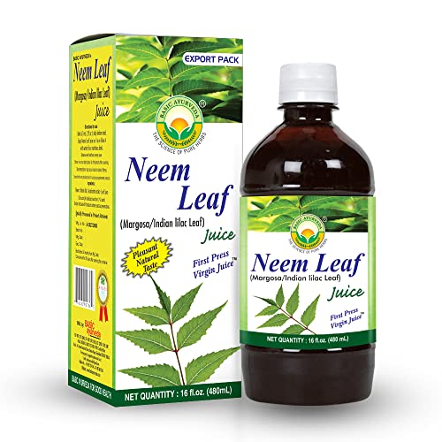 BASIC AYURVEDA Neem Leaf Juice | Margosa Leaves Juice |