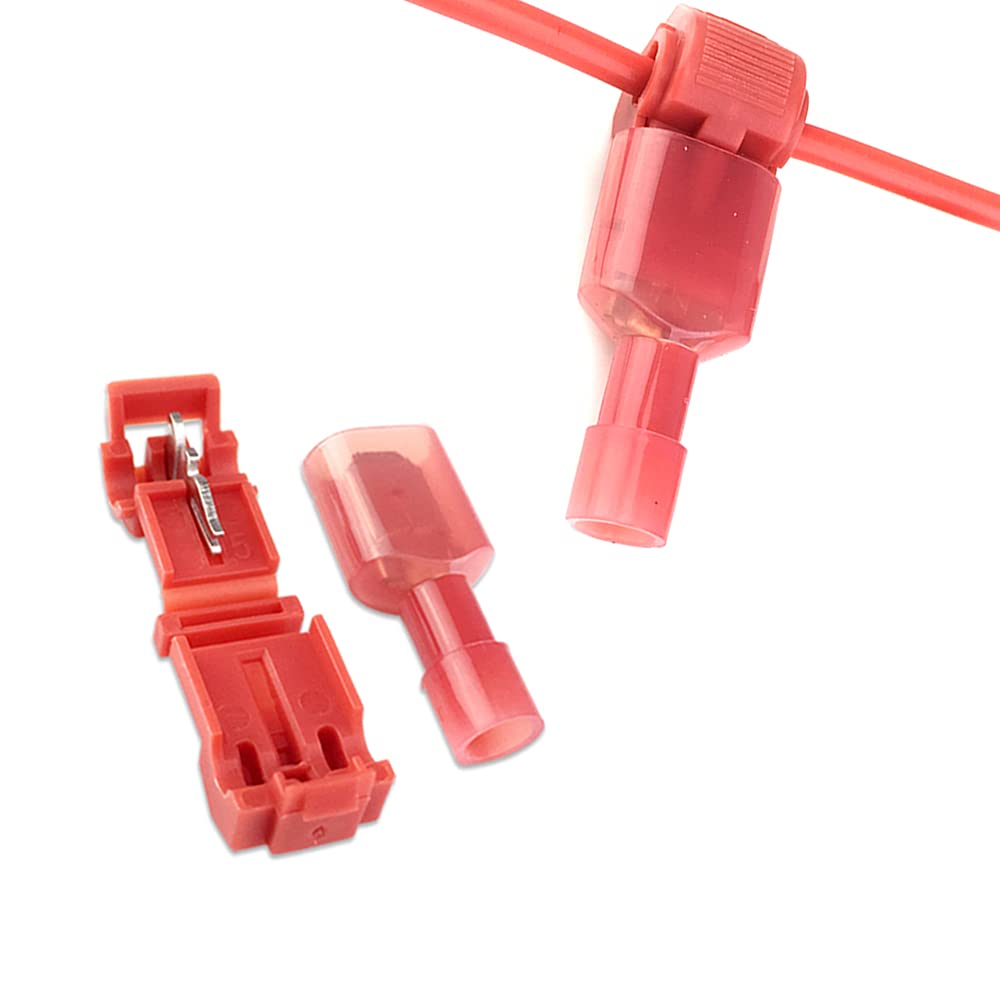 Alide 30er-Set Schnellverbinder – Lötfreie T-Klemmen Für 22–18 AWG (0,5–1 Mm²), 10 A, Einfach Draufklicken Ohne Abisolieren