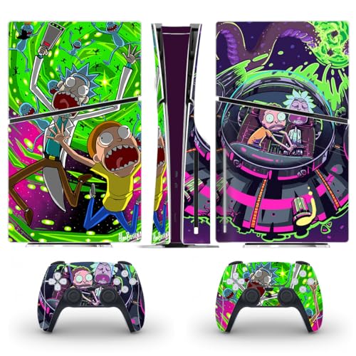 PEYANZ Ｐ.S.5 Slim Skin for Console(Disk Edition) and Controllers Vinyl Sticker, Durable, Scratch Resistant, Bubble-Free…