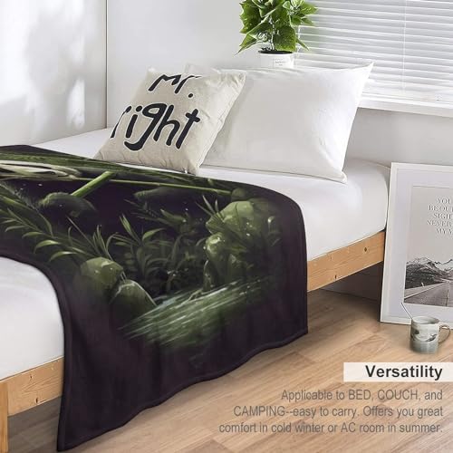 Couverture panda 130x150 cm douce et lavable pour lit et canapé - 7