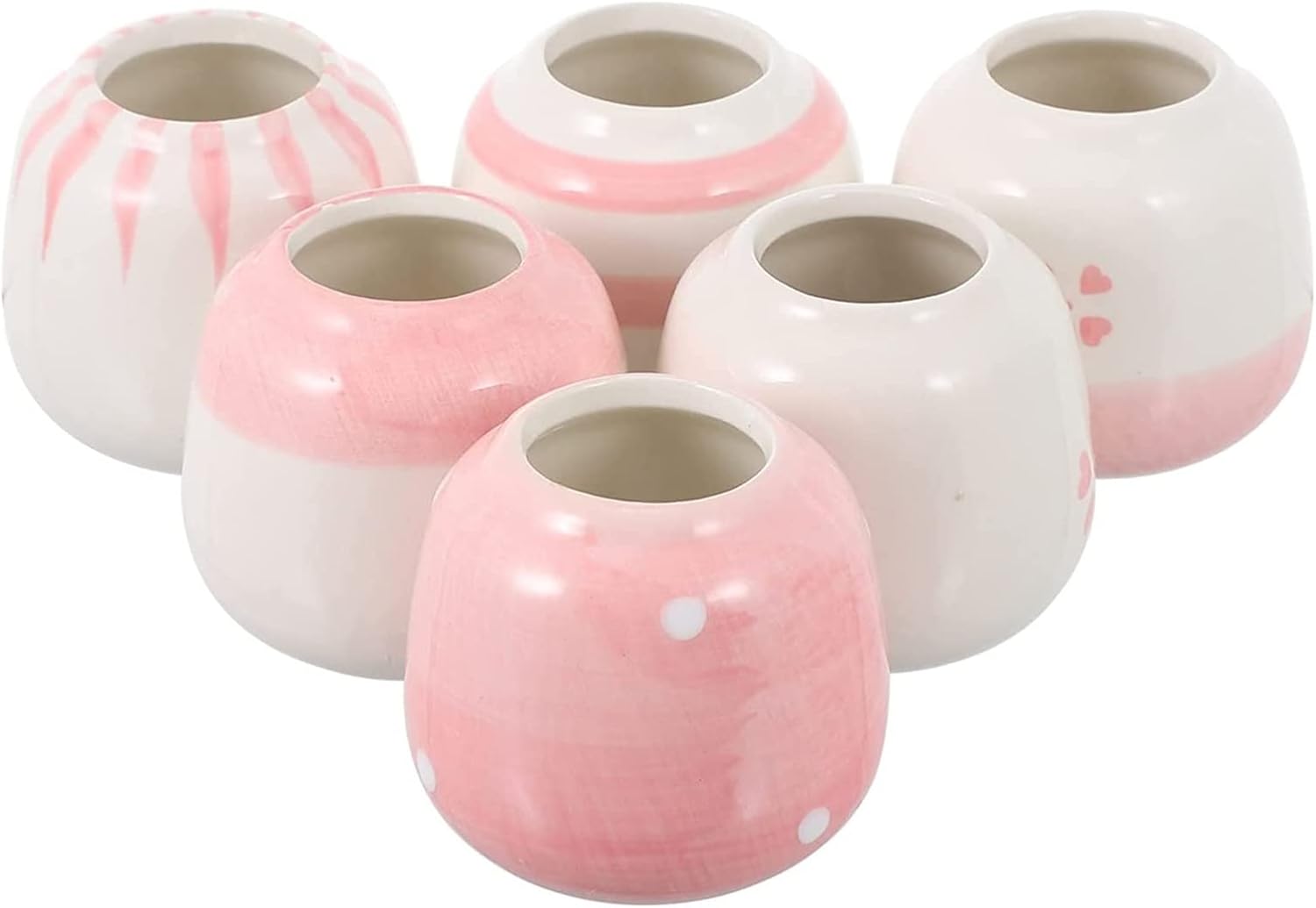 Suculenta maceta maceta mini macetas cerámica suculenta macetas decorativas flor jardinero florero macero plantador de palillos de dientes dispensador de arreglo de flores mesa de mesa for la tienda d