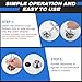 Enhon 4 Sided Drain Strainer Wrench with Sliding Handle for Bath/Shower Sink Tool for Installing Removing Pop Up Plugs, Basket Drains and Closet Spuds