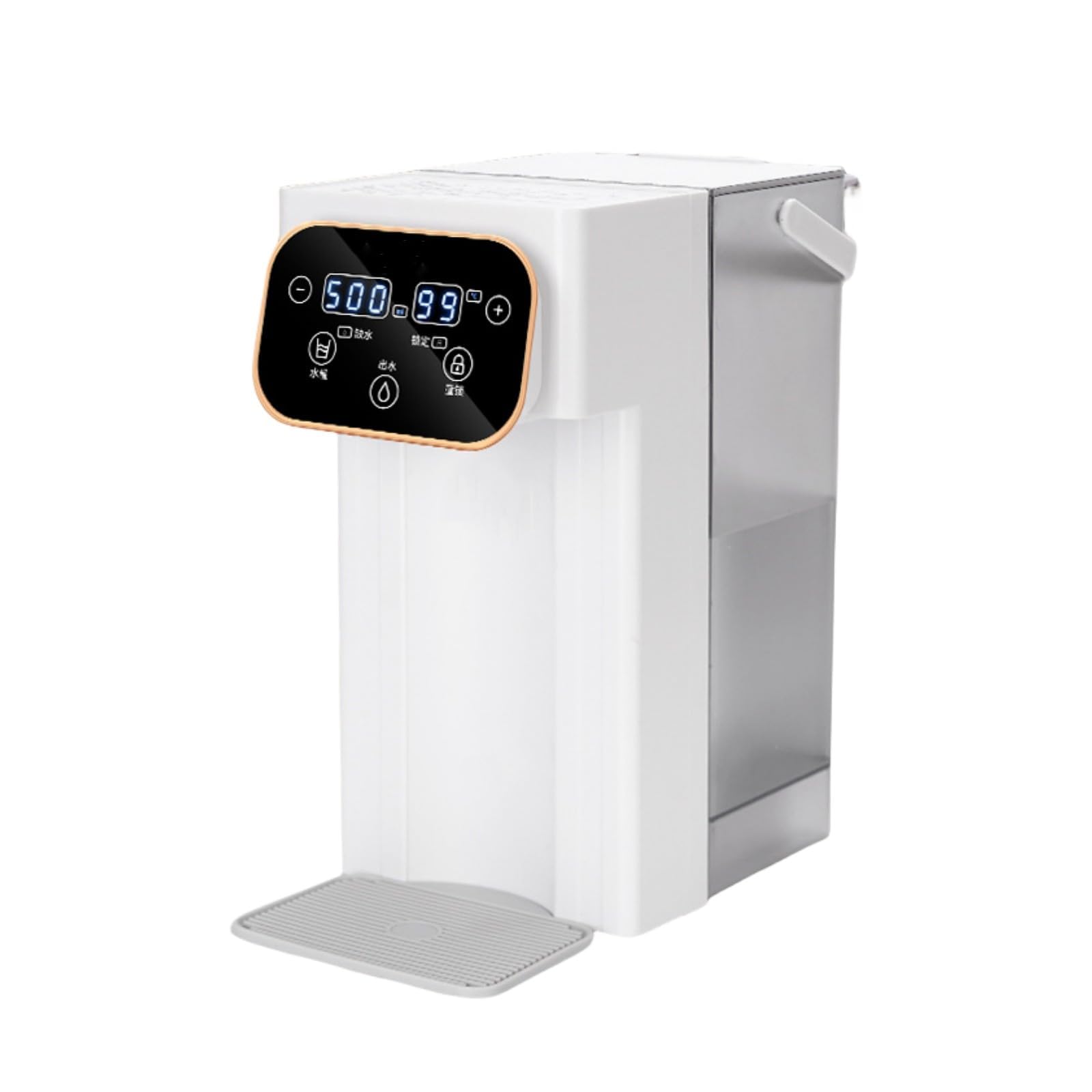 Dispensador de agua caliente instantáneo, calentador de agua inteligente totalmente automático de 3 segundos, temperatura ajustable de 25 a 99 °C, hervidor doméstico