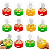 Basketball Game Toys, 12 Pack Finger Shooting Fun for Kids Fidget Handheld Machine Simple Desktop Fidget Party Favors Bulk Decorations Student Carnival Prizes Birthday Goody Bags Classroom Rewards