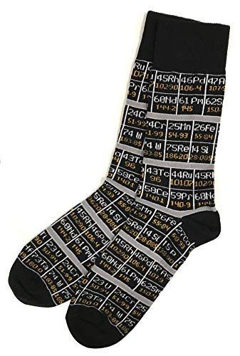 Periodic Table Chemical Elements Unisex UK Size 6-11 socks