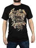 Crooks & Castles Men's Knit Crew T-Shirt - Wild Medusa