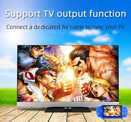 4.3 Inch 8GB Handheld LCD Portable Game Console, Built-in More Than 1200 Real Video Games, Used for Gba / Gbc / SFC /Fc / SMD Games Mp3 / Mp4 / Mp5 / DV / DC. Best Gifts for Children Adults